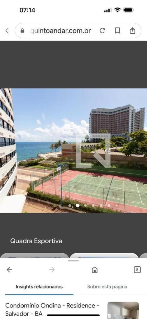 السلفادور Apart Hotel 2 Quartos Frente Mar المظهر الخارجي الصورة